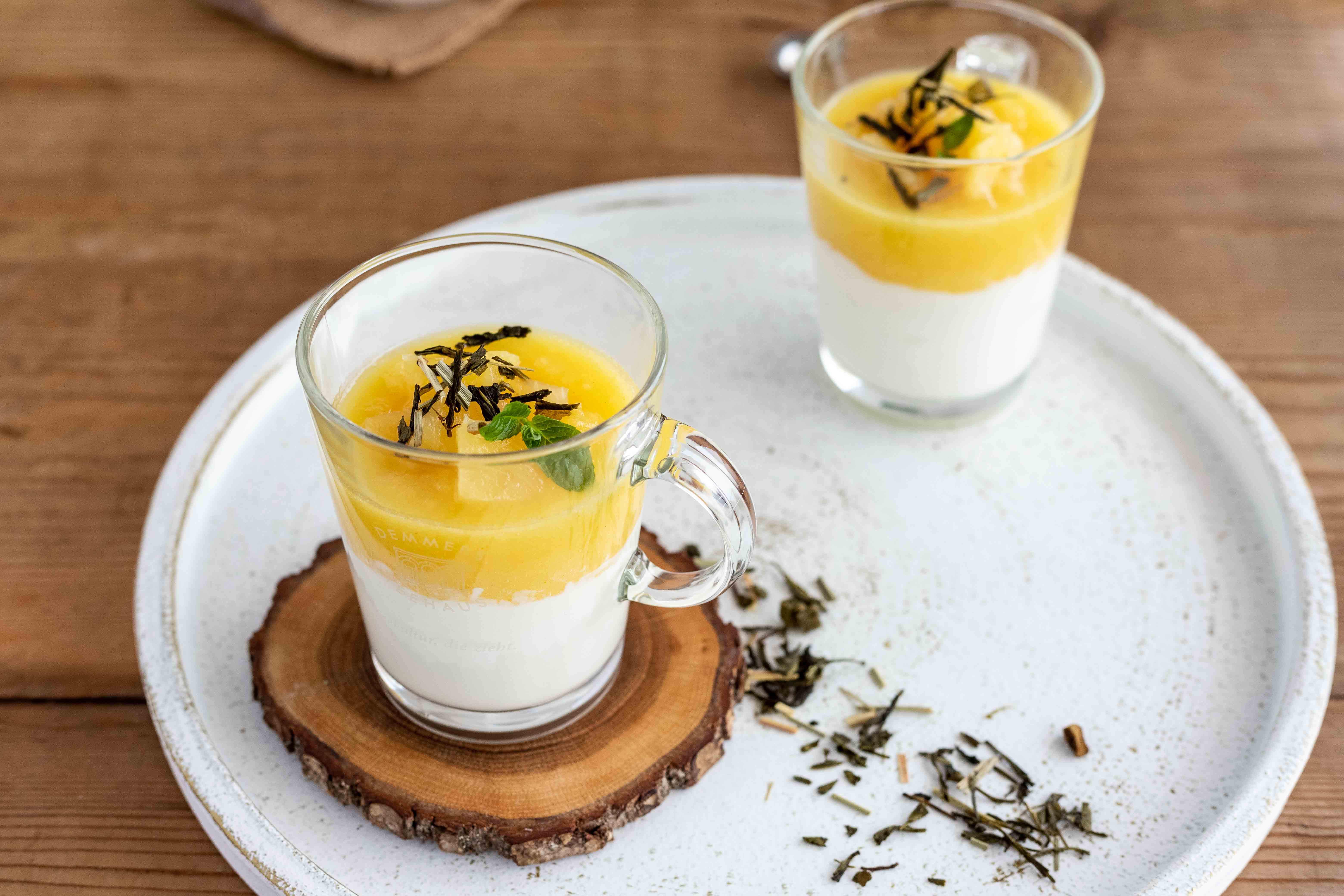 Schnelle Joghurt Topfen Creme mit Ananas Spiegel | Koch mit Herz