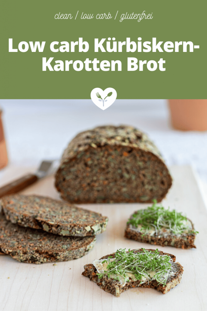 Low carb Kürbiskern-Karotten Brot