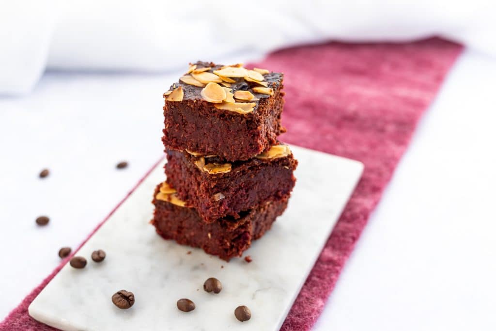Low carb Brownies mit Roter Bete