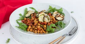 Orientalischer low carb Grillgemüse Salat (vegan)