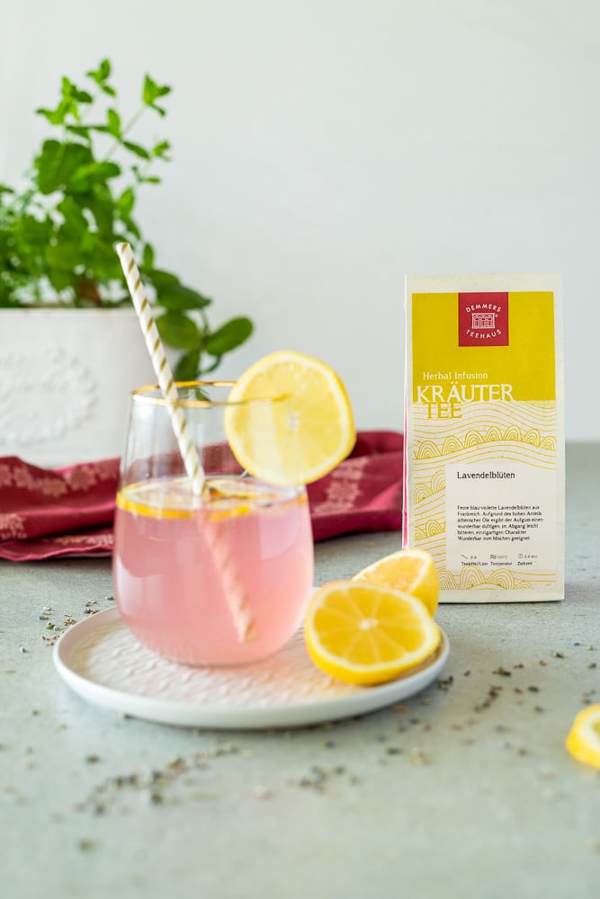 Zuckerfreie Lavendel Limonade | Erfrischung &amp; Beruhigung
